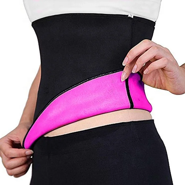 

2020 Hot Sale Women Neoprene Waist Sweat Belt Healthy Slimming Waist Sweat Belt Weight Loss, Yellow, pink, or customized