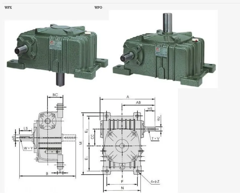 Wpx 200 250 Worm Gearbox Gear Box 151 Wpx Worm Gear Reducer Buy Wpx