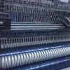 Electronic feed through tank type single bed nets warp knitting machine