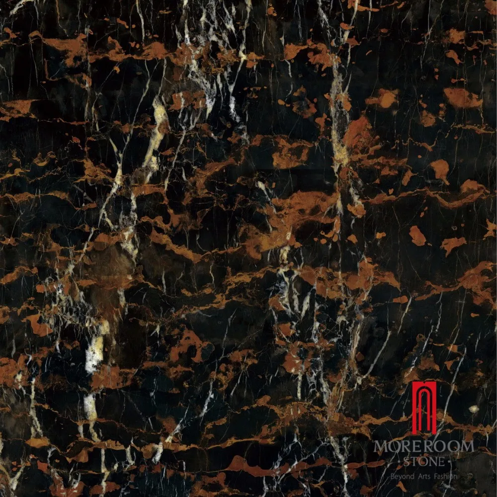 Marble Price Per Square Meter Italian Black Gold Marble Tile For Hotel