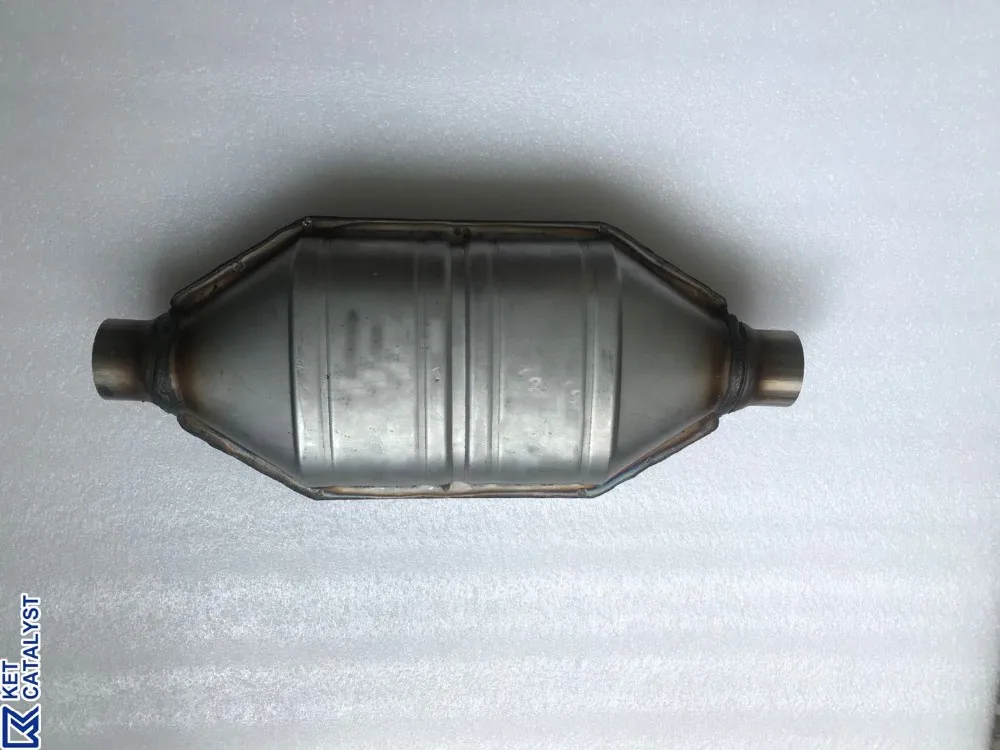 Downpipe 200cell Metal Catalyst Monolith Coating Exhaust Catalytic Converter For Sport Cars