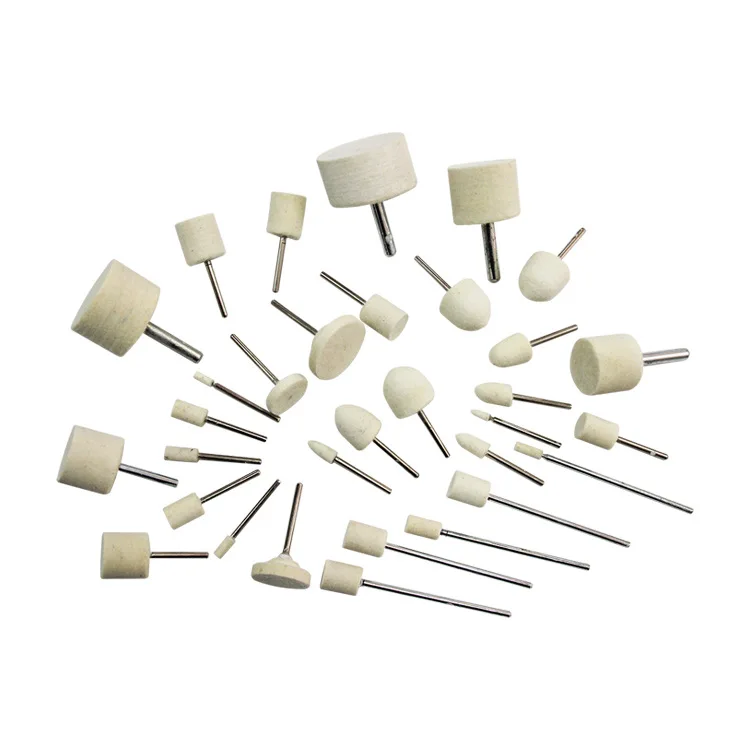 Jewelry Polishing Hard Bobs Felt Wheels / Glass Wool Polishing Pad