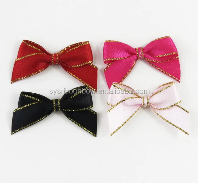 Holidays packing bows wrapping ribbon bow with elastic band gift ribbon bows