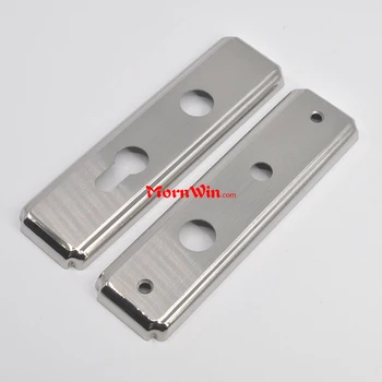 Stainless Steel Door Handle Lock Set Square Long Plate Cover Buy