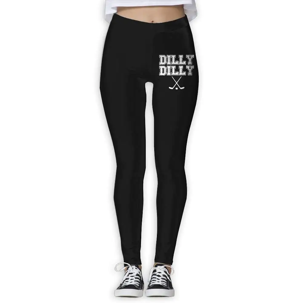 DDCYOGA Dilly Dilly Hockey Womens Stretch Boot Leg Yoga Pants Bike Running Yoga Pants For Women