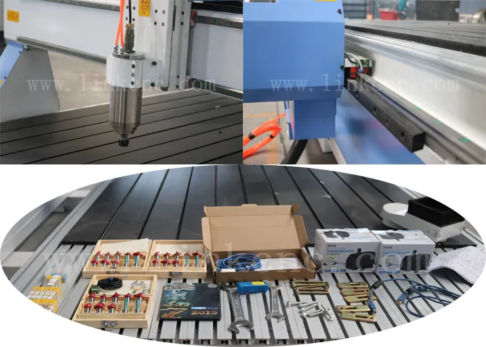 High configuration lxm1224 link cnc router machine for aluminum / cnc router for wood / cnc router machine price