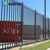 2 Rail Spear top 8 ft Long Posts included Wrought Iron Fences