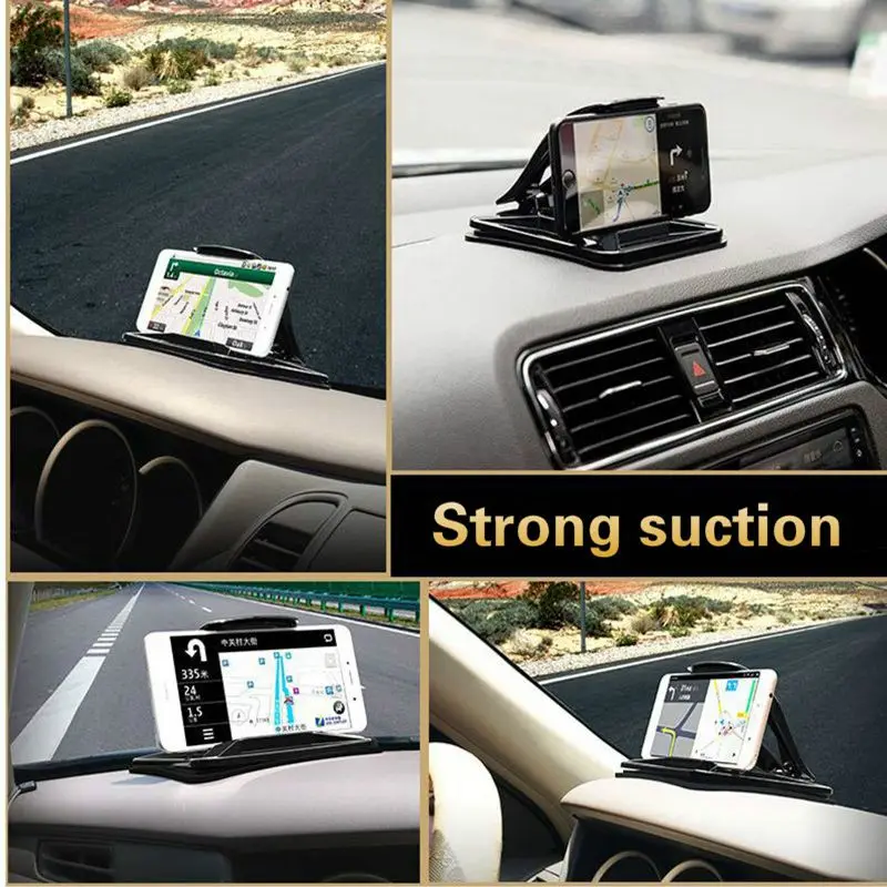 Universal Sticky Car Holder Dashboard Desktop Mount Anti Slip mobile phone Stand For Tablet GPS With Spring Loaded Clamp