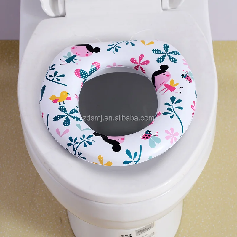 Multifunction Baby Training Soft Toilet Seat Plastic Baby Potty Seat