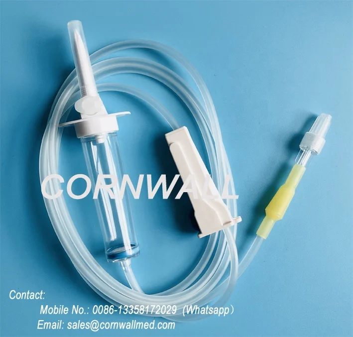 
Disposable iv infusion set luer lock without needle 