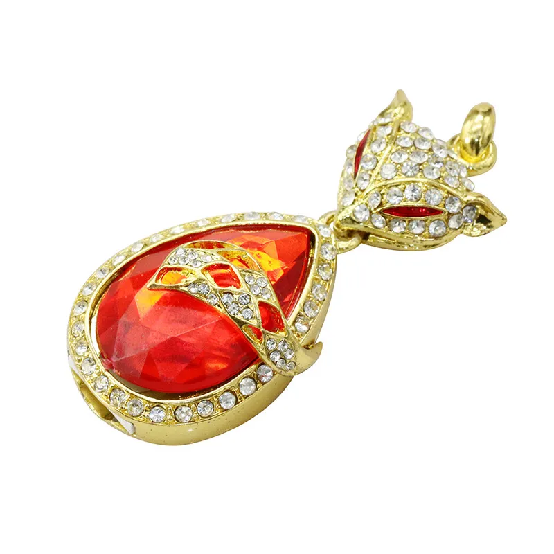 

Bulk Price Weeding Gifts Beautiful Fox Shape Jewelry Usb Memory 16GB Pendrive