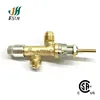 gas safty brass valve/lpg gas control valve for gas heater