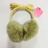 Kids Cute Monkey Face Knitted Earmuffs Adjustable Winter Kids Animal Earmuffs kids