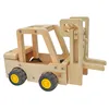 Environment protection important raw material DIY children interesting intelligent wooden car toy