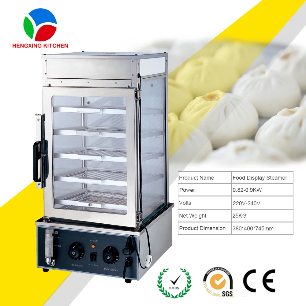 

5 Layer Electric Bun Steamer/Commercial Bun Steamer/Food Steamer Machine