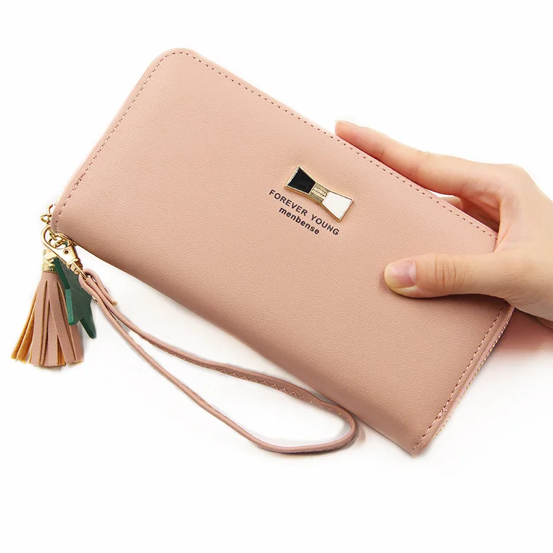 

New Women's Wallet Long Zipper Large Capacity Handbag Fashion Women's Wallet Soviet, Japanese and Korean Mobile Bags