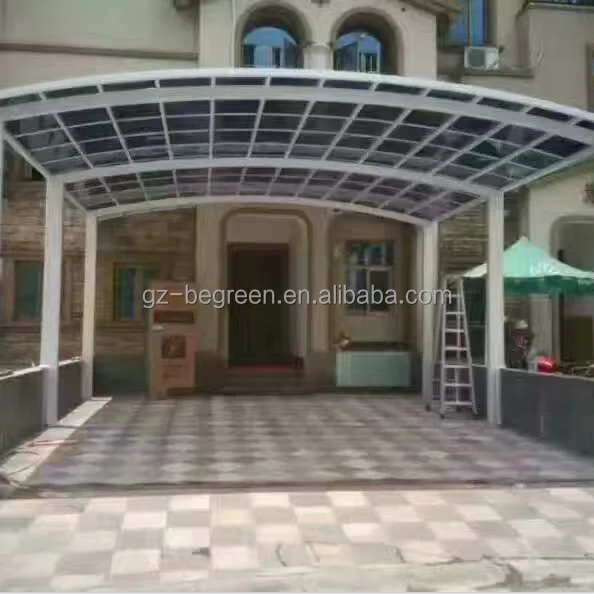 Aluminum Metal Frame Car Shed Car Shelter Outdoor Used Two Car