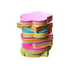 cheap custom sticky notes heart-shaped sticky note pad sticky notes in different shapes