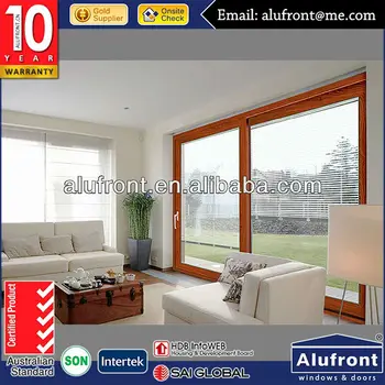 Heat Insulate Aluminium Wood Sliding Patio Door With Blinds Buy Sliding Patio Door Aluminium Wood Door With Blinds Heat Insulate Aluminium Wood