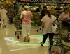 Interactive floor system of projection
