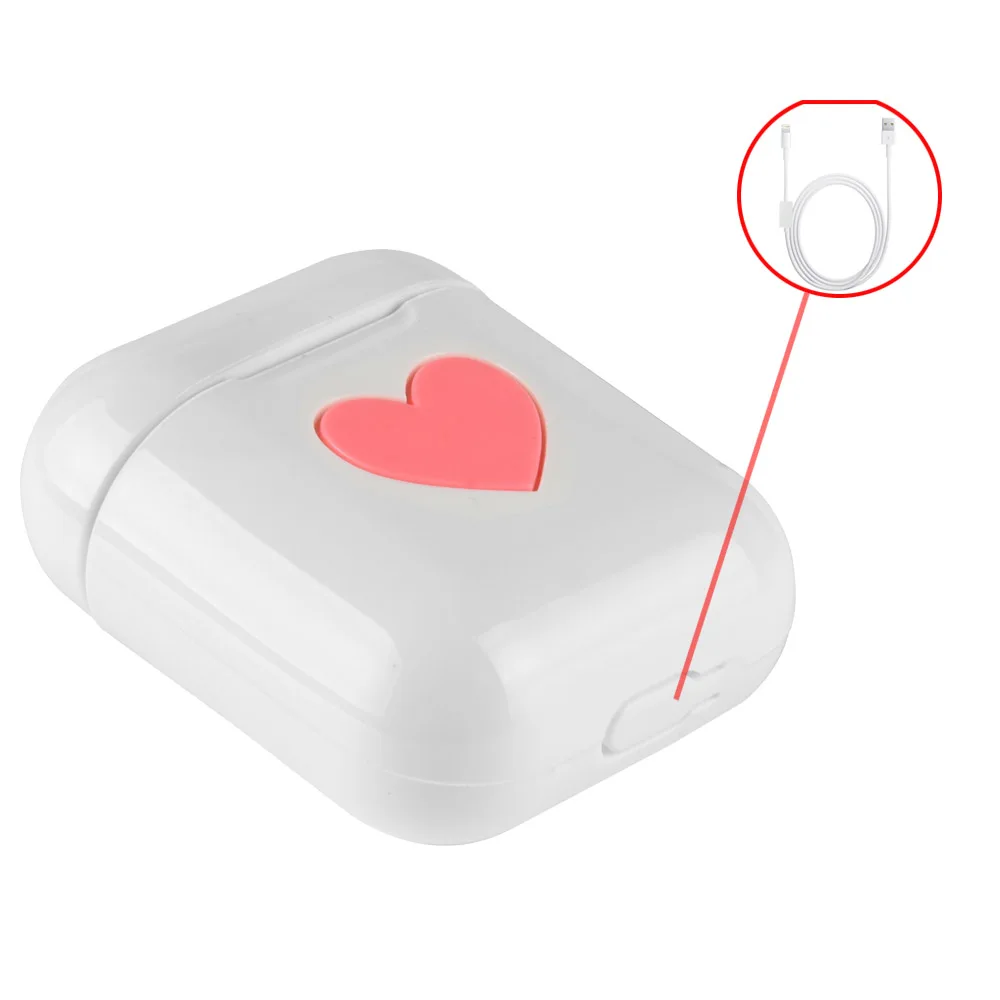 

High quality TPU Silicone Blue tooth Wireless Earphone Cases Air-Pods cover, White/black/red/blue/pink