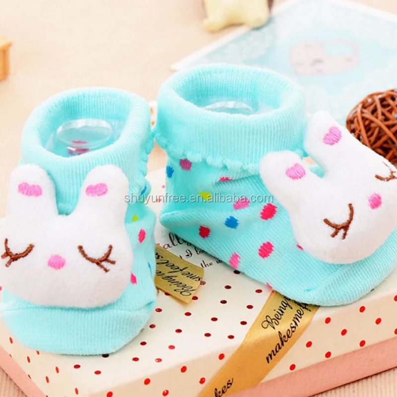 Fashion Baby Girl Boy Anti-slip Socks Cartoon Newborn Slipper Shoes Boots Size g 