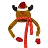 Christmas Tree Topper Reindeer Hugger with Large Arms for Holiday Winter Wonderland Decoration