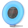 Digital Sunrise Alarm Lamp Clock Radio Controlled Alarm Clock with Temperature Sensor
