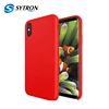 New Design CE Approved Pc+Liquid Silicone Smooth Touch Feeling For Iphone x Case Ultra Slim Fit Shell Hard Plastic