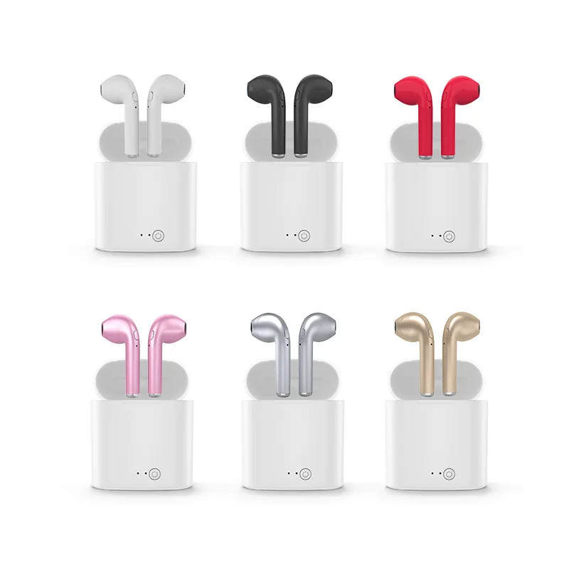 

i7s TWS Earphones Bluetooth 4.2 Earbuds Wireless 3D Sound Headsets Headphones for Android Earpods Iphone Xiaomi Airpods