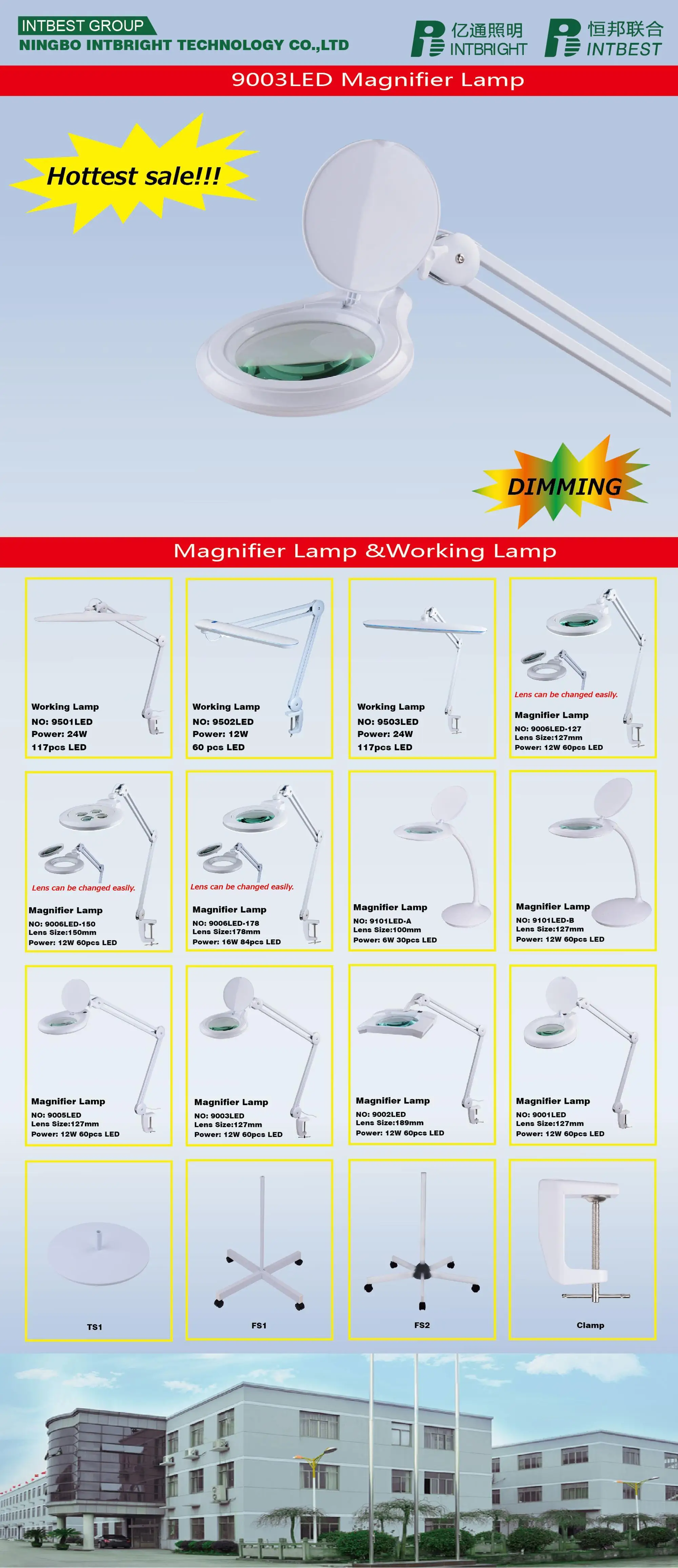 Ce Rohs Led Medical Examination Industry Lab Beauty Equipment Magnifier