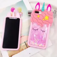 

2018 Unicorn Silicone Case For Iphone 6 7 8 Plus 3D Silicone Phone Cover,Unicorn Phone Case