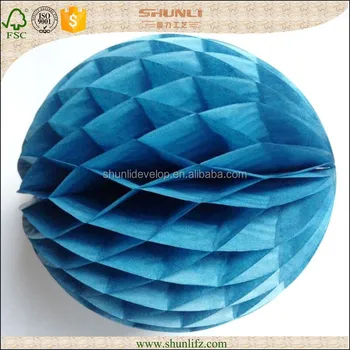 Frozen Themed Party Decoration Recycling Blue Tissue Ball Buy