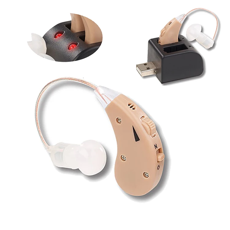 
Jinghao Medical Equipment Rechargeable Ear Listening Device China Hearing Aids Earphone 