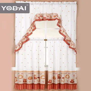 Cheap Price Fashional New Models Austrian Sheer Kitchen Window