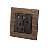 Attractive Modern Firewall Board Light Switch, Multiple Materials Electrical Accessories Blank Wall Socket/