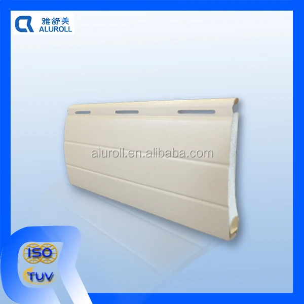 
45mm Anti-Scratched Aluminum PU Foam Filled Slat for roller shutter 