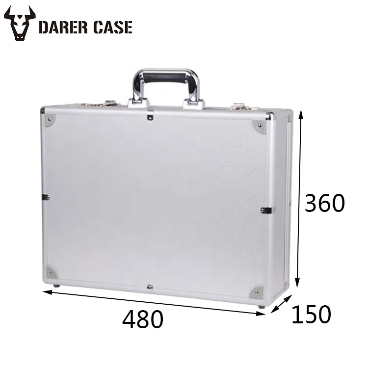 DPE018 480*360*150mm China Factory Silver Lockable Aluminum Carry case