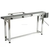 Adjustable Customized size inkjet coding printer Package Bottle Flat belt Conveyor For Date Inkjet Printer