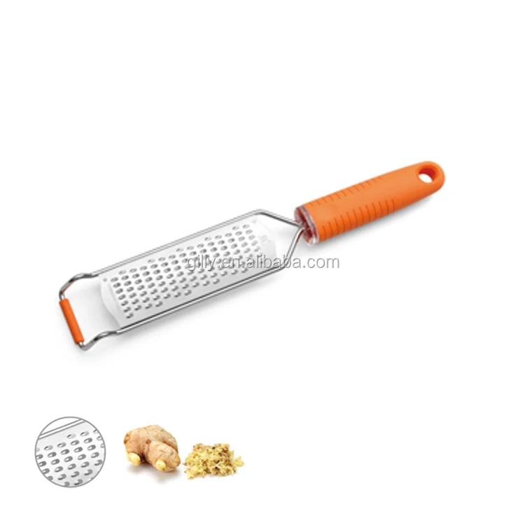 Stainless Steel Grater Citrus Zester Cheese Graters with Wood