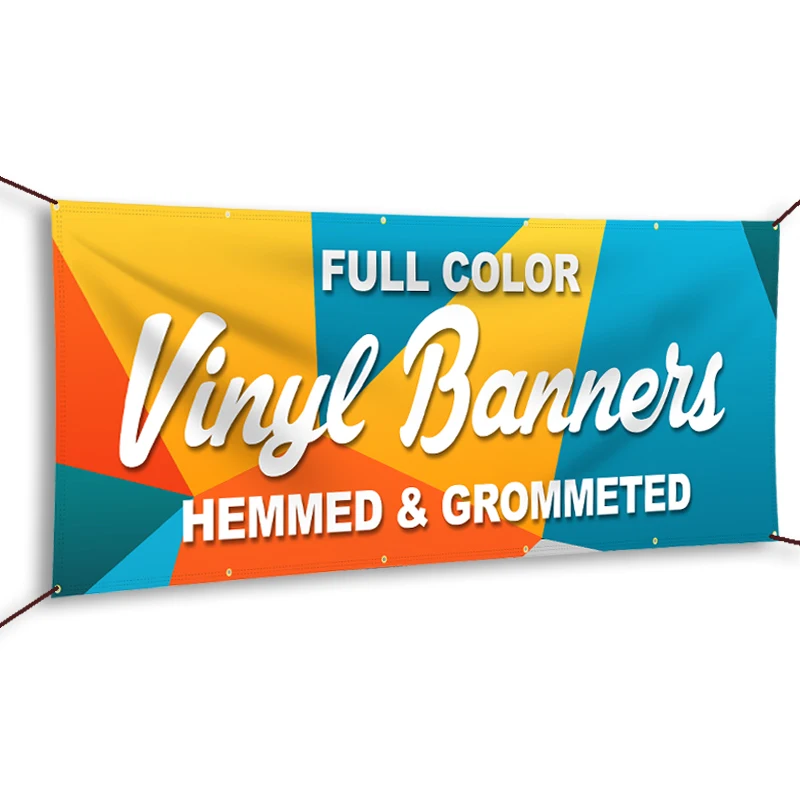Custom Printed Full Color Vinyl Banner Pvc Banner Printing View