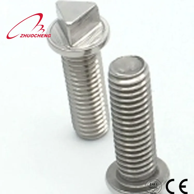 
Stainless steel triangle head bolts 