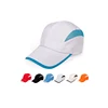 Promotional custom 6 panel polyester sport performance running hat dry fit cap