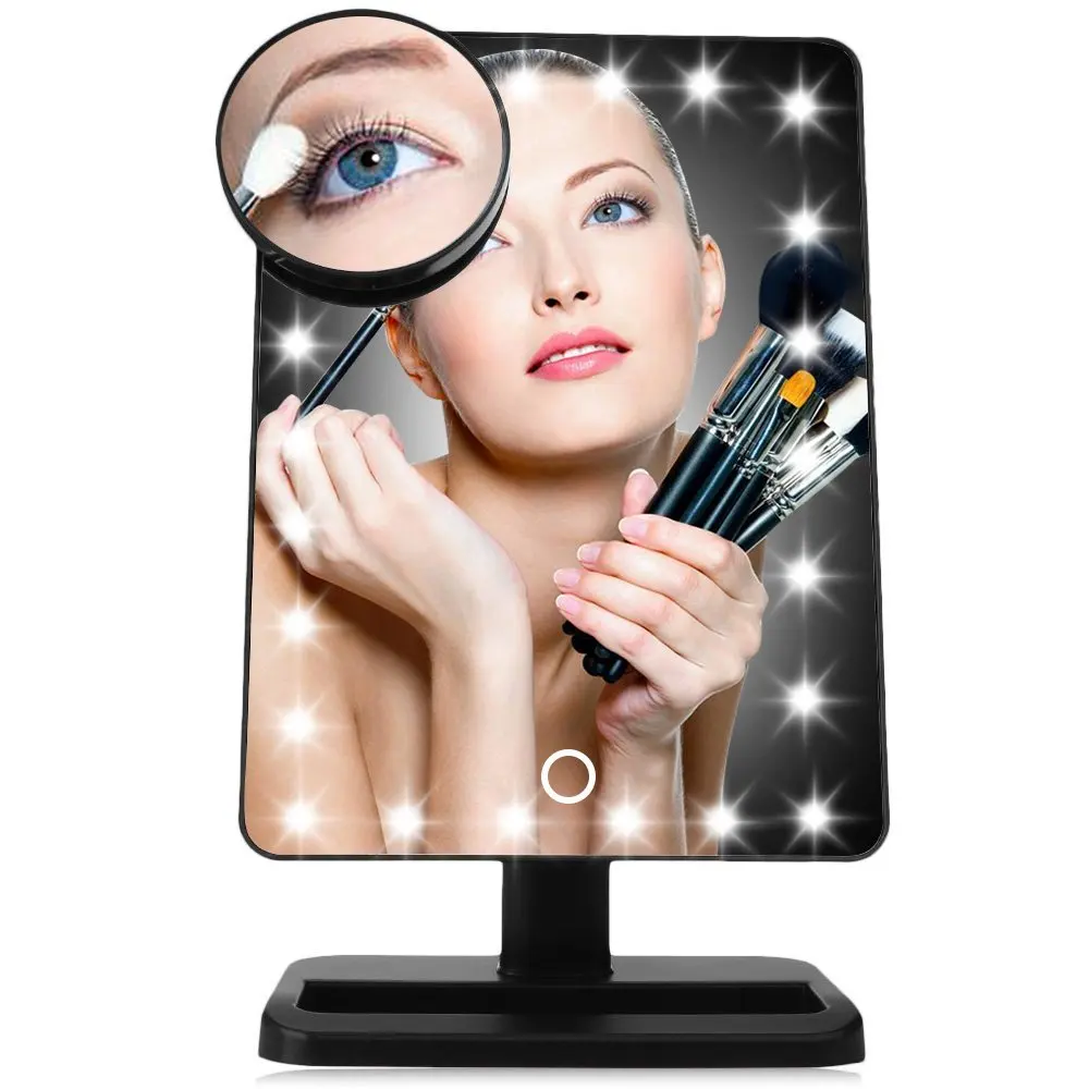 Led makeup mirror. Валберис зеркало с подсветкой для макияжа настольное. Зеркало для макияжа Trifold. Косметическое зеркало с подсветкой для макияжа настольное гримерное. Зеркало для Бьюти Блоггера.