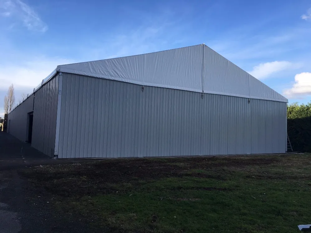 Grain Storage in Tents Canada.