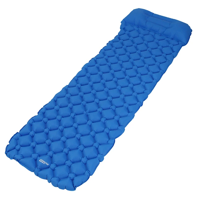 

BSONWAY Ultralight Self Inflating Sleeping Pad Camping Mat( with pillow)for Tent,Camping,Hiking, Blue/green/orange/customized