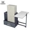 Rotary 600*1200mm sliding tiles marble display stand granite display racks