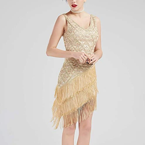 20s tassel dress