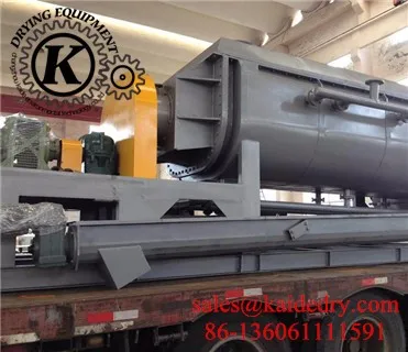 double cone rotary vacuum drying unit with blades