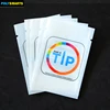 Small plastic heat sealed package bags three side seal bag for little tool packaging printing with your own logo